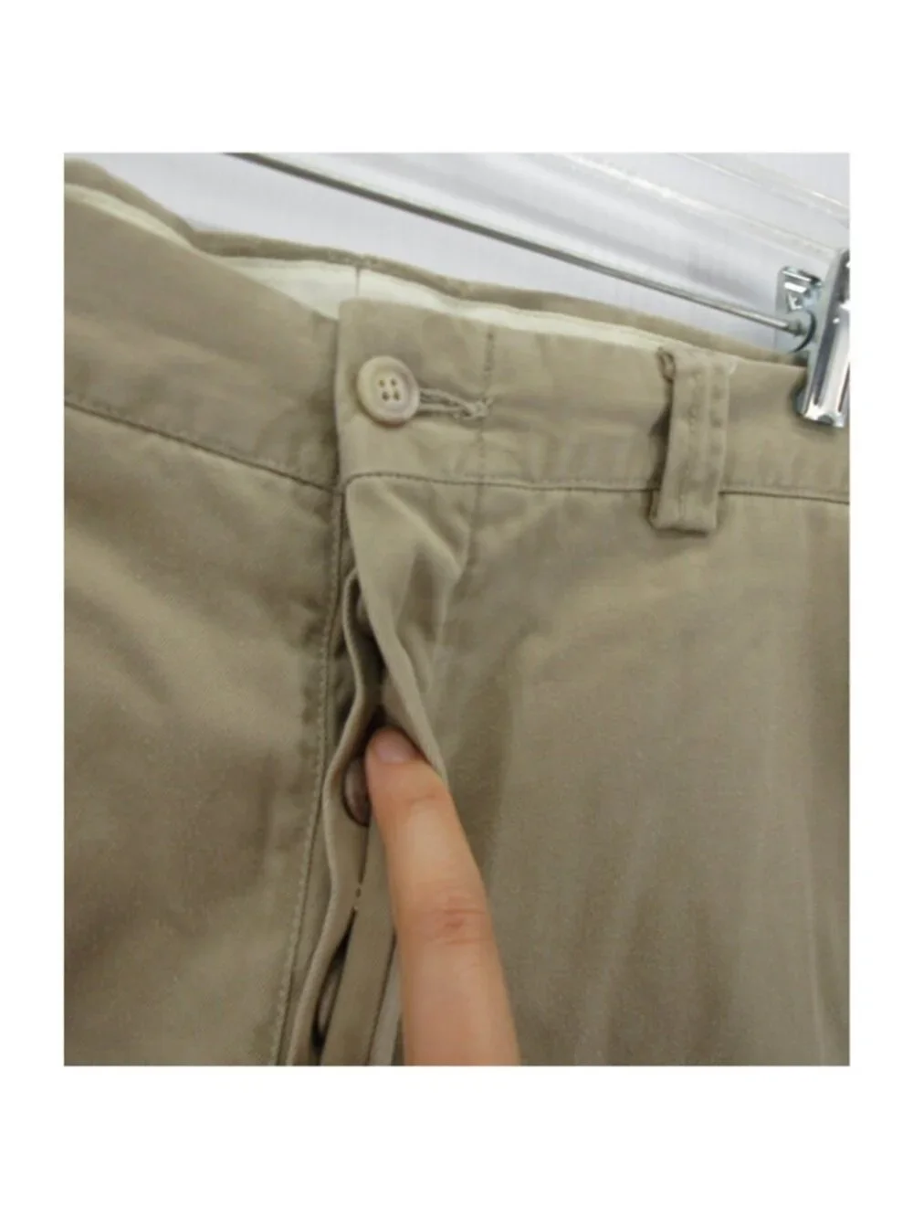 VGT Polo Ralph Lauren Pants 36 Khaki Chino Field Button Fly 36X36 USA
